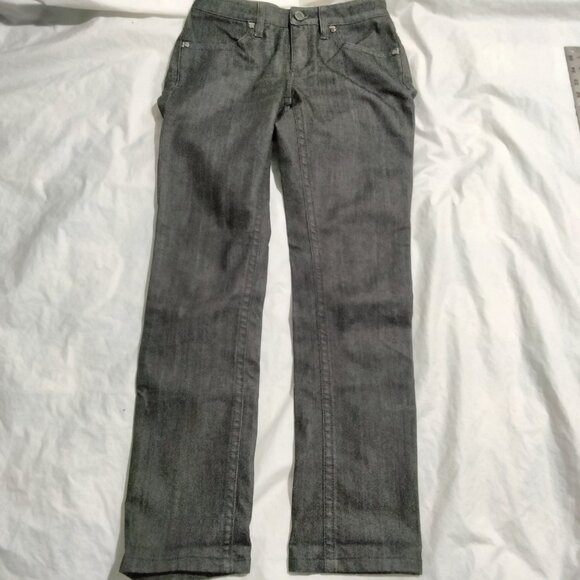 Camouflage AR and J Women JULIE R Jeans Made in Italy Black Sz 26x28 - Picture 2 of 9